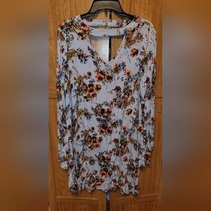 Mossimo whimsy boho dress women's size large